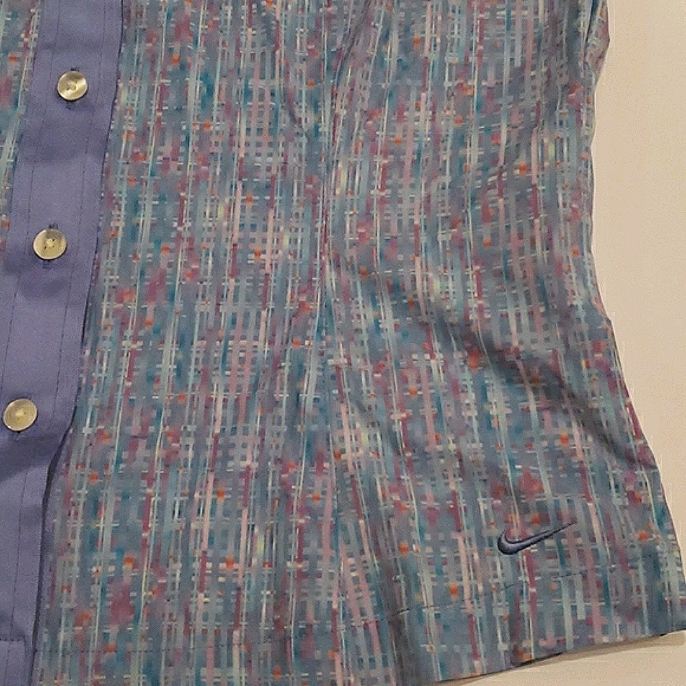 NWOT Nike golf dri fit Button-down tank top shirt - Picture 4 of 5
